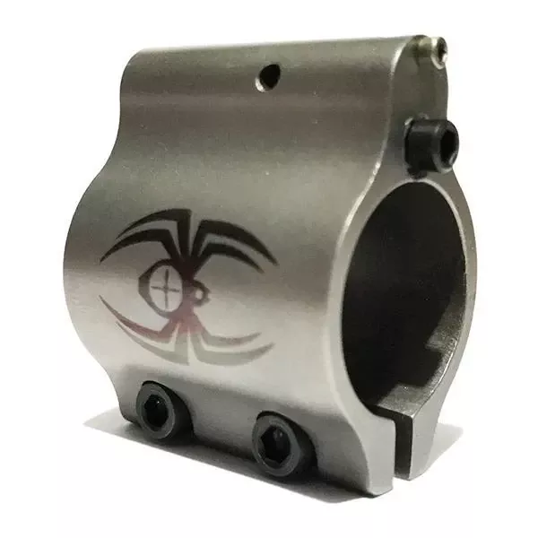 .750″ Adjustable Low Pro Clamp-On Gas Block Stainless Steel Finish