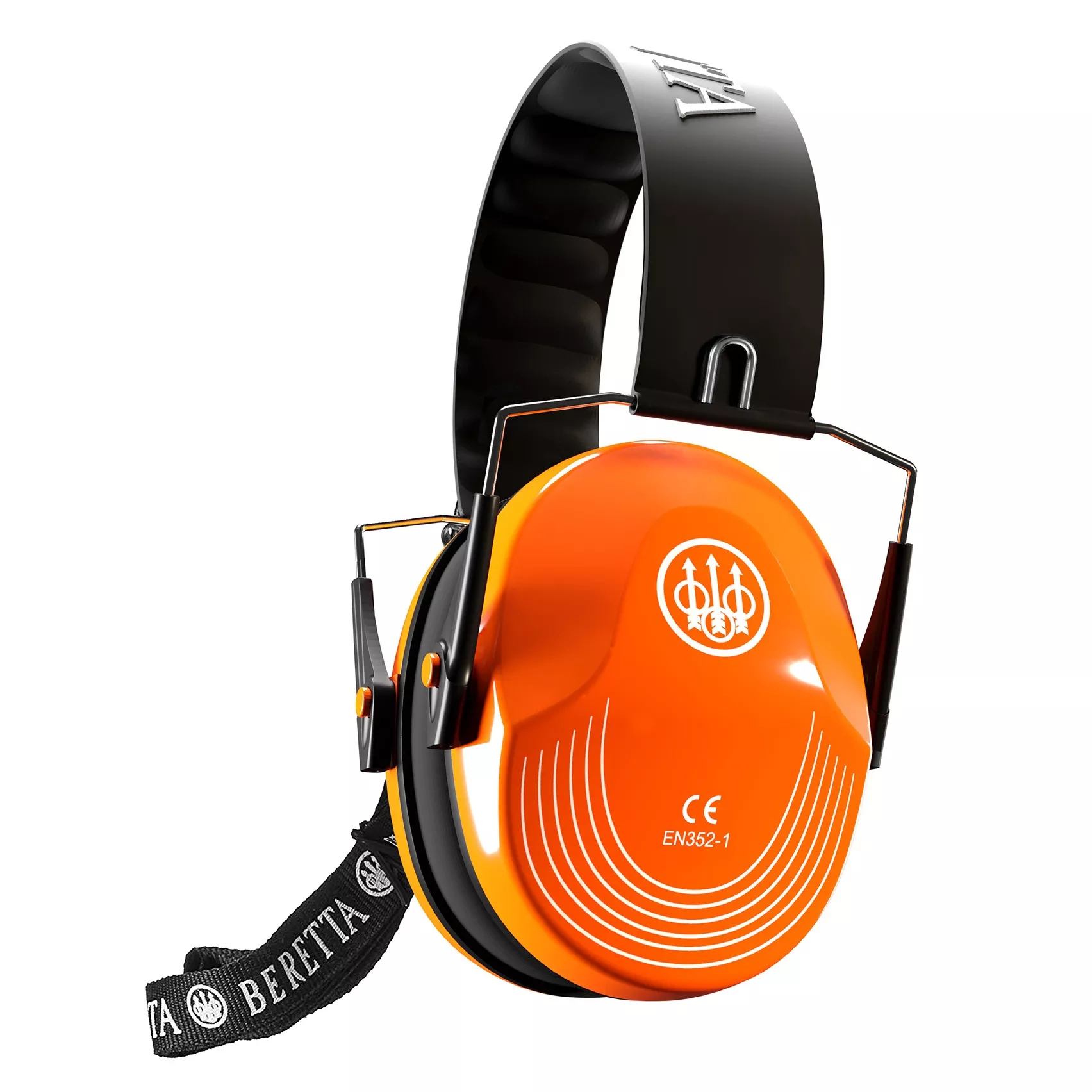 Beretta Safety Pro Muff 25 dB Florescent Orange/Black Factory OEM