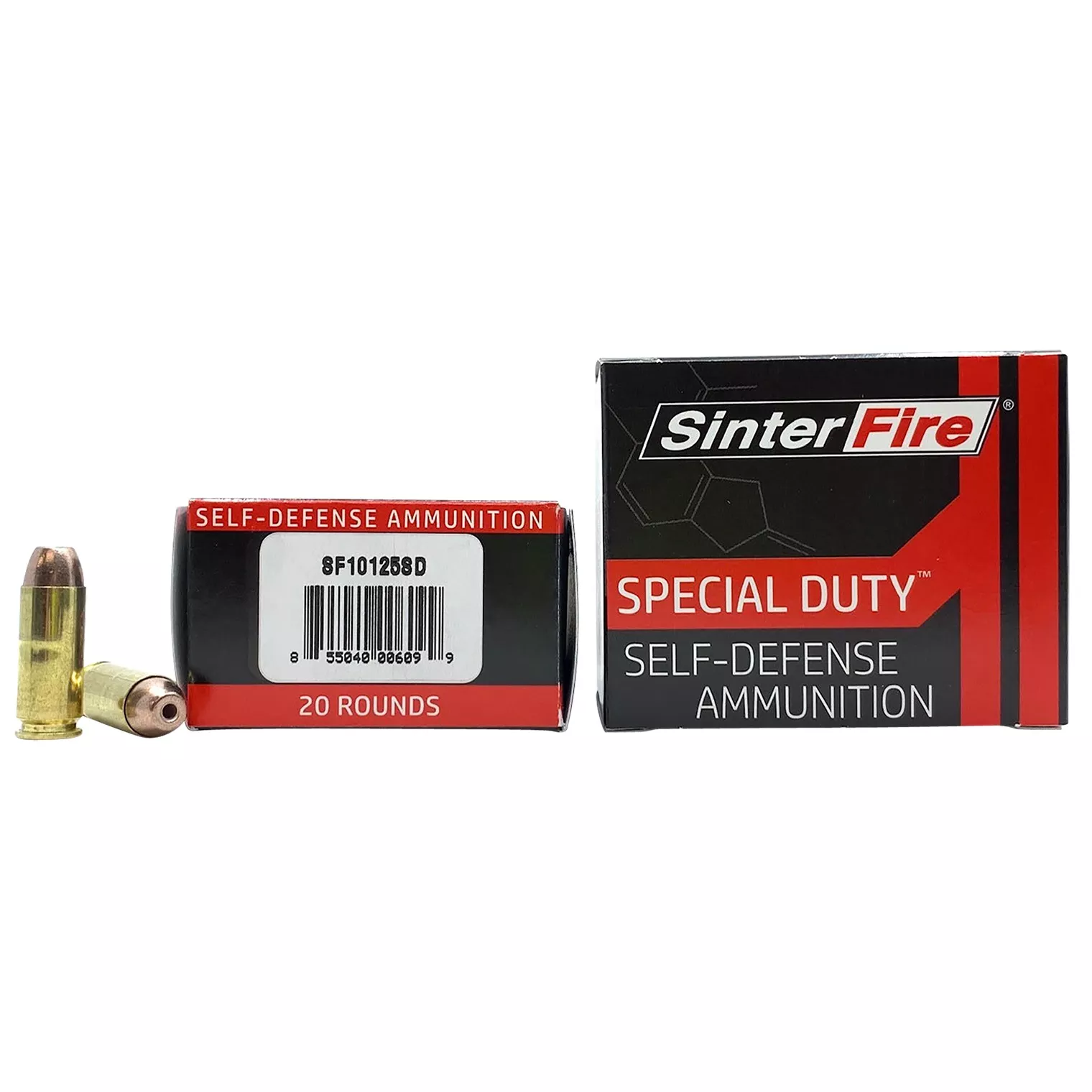 SinterFire Inc SF10125SD Special Duty (SD)10mmAuto 125gr Lead Free Frangible Hollow Point 20 Per Box/10 Case